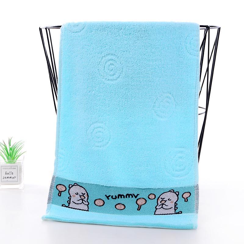 32-Strand Double-Sided Baby Towel, 25x50cm, Soft, Water-Absorbent, Thickened, Embroidered LOGO