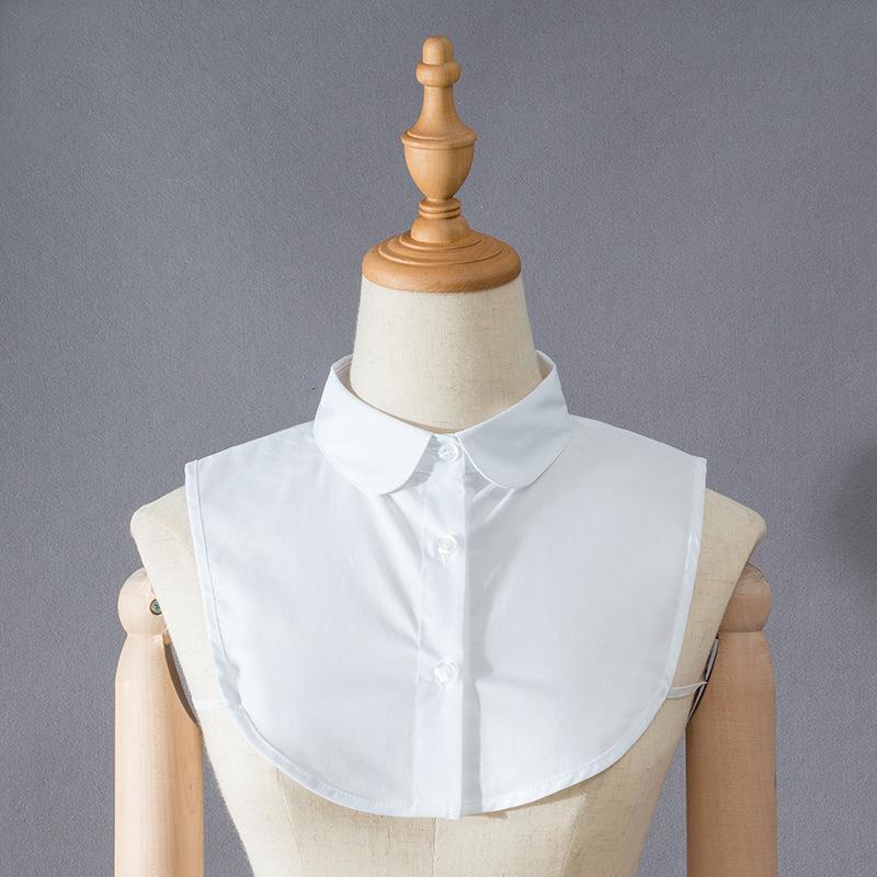 XS-M Casual Fake Collar Shirt for Children False Collar Removable Blouse Half Shirt Kids Lapel Detachable Boys Faux Col