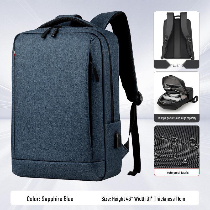 Мужской водонепроницаемый рюкзак для бизнеса и путешествий высшего класса — вместительный и стильный, для ноутбука и школы