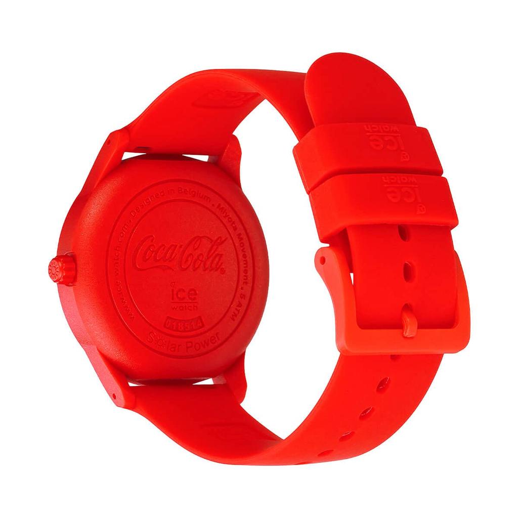 Часы Ice Watch Iconic Red Medium 018514 Часы-часы унисекс Ice Solar Solar Cell Solar Coca-Cola & [COCA-COLA & ICE-WATCH] мужские
