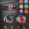 12-36V 3 Inch Dynamic Devil Eyes LED Car Lights Convex Lens Remote Control Retrofit Headlight Assembly Auto Decoration Tools
