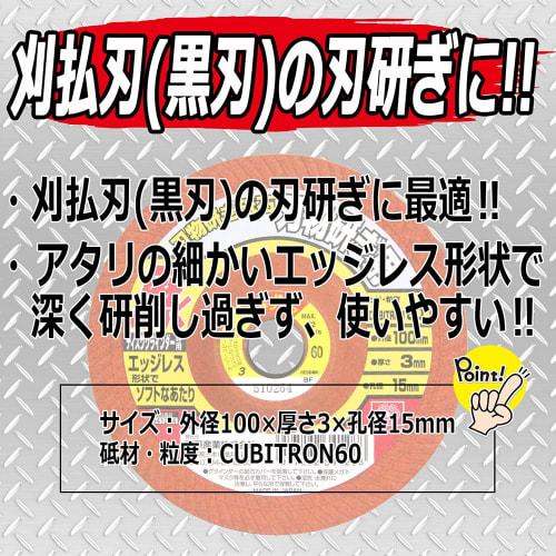 SK11 (SK11) Blade Sharpening Stone for Disc Grinder #60 100ÁEÁE5mm