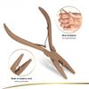 Hair Extension Tool Kit Stainless Steel Pliers MIcro Beads Remover Threader Looper Sectioning Clips Wefting Sewing Extensions