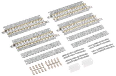 Набор из 4 шт. рельсов для ПК TOMIX N Gauge Wide PC Rail F 1764 Железнодорожные принадлежности для моделей S70-WP