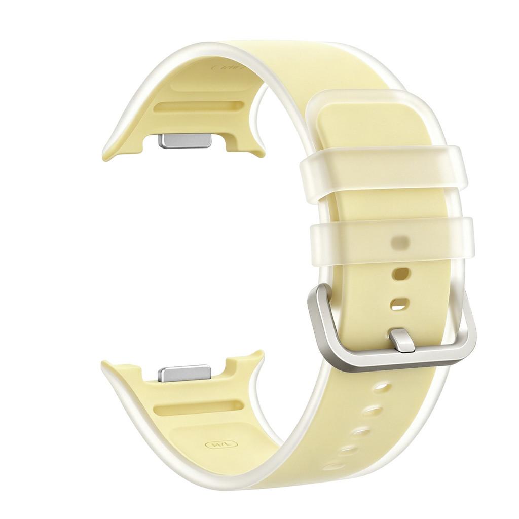 Translucent Silicone Band for Samsung Galaxy Watch 8 9 40mm 44mm Sport Strap for Galaxy Watch 8 classic 46mm Replace Bracelet