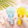 Cute Cartoon Handheld Fan Mini Pocket Fan Summer Cooling Fan Manual Press Fan  Kids