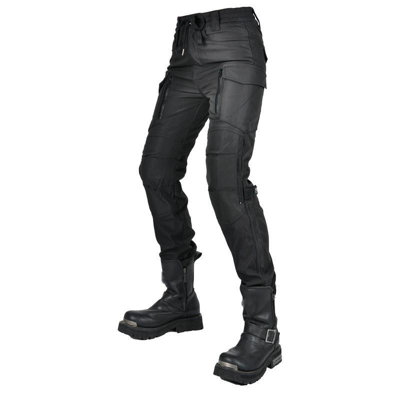 VOLERO Womens Motorcycle Riding Pants Waterproof Windproof Elastic Cuff Crash Protection With Silicone Padding