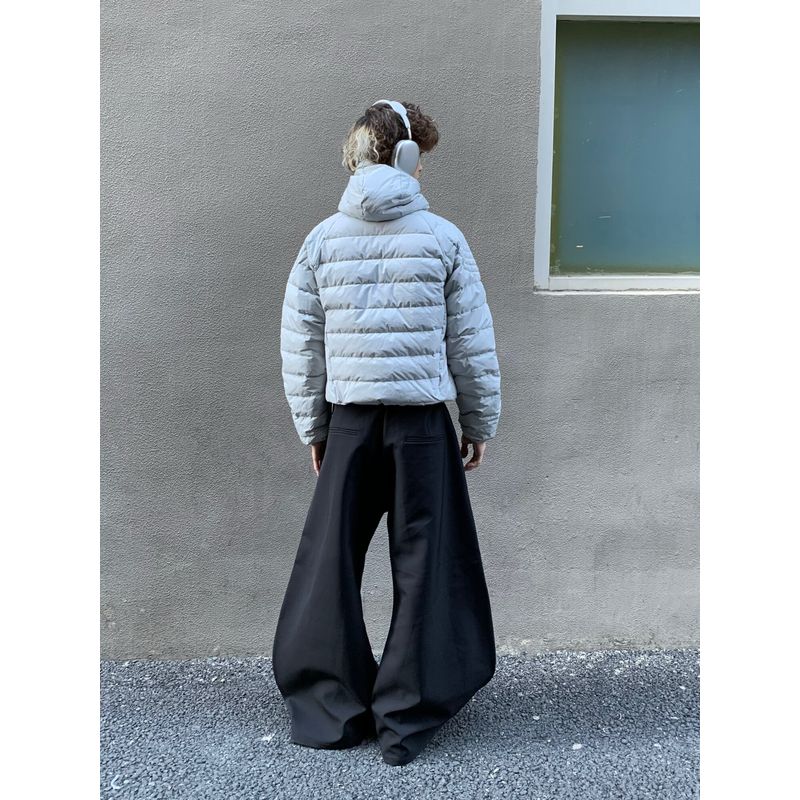 Капуста Кола Зима Простой Худи Клинфит В рубчик Пуховик Легкий Теплый Хлопковый Пуховик для Пар