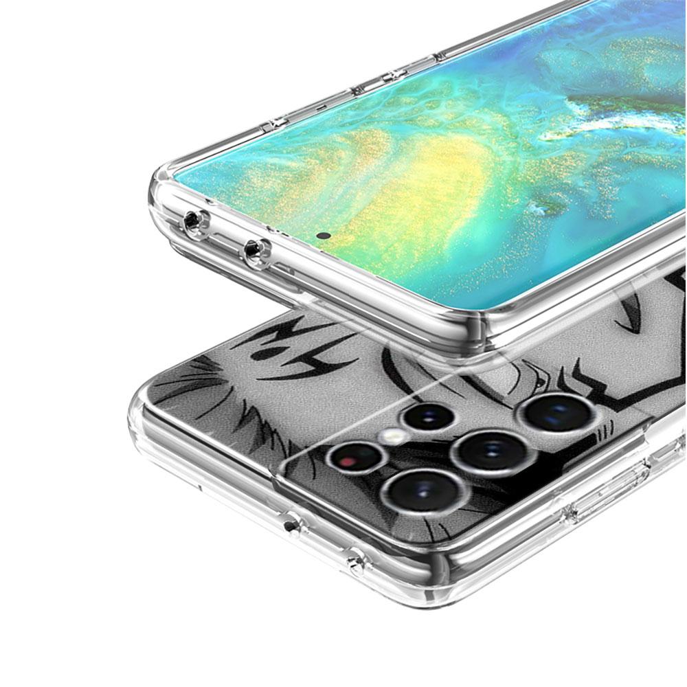 Милый прозрачный чехол с изображением аниме Jujutsu Kaisen для Samsung Galaxy S22 S20 FE S21 S10 S9 Plus Note 20 Ultra 10 Lite, прозрачный чехол для телефона
