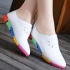 Casual Mom Shoes Fall Non-slip Trend Single Shoes Nurse Bean Shoes Large Size Women's Shoes