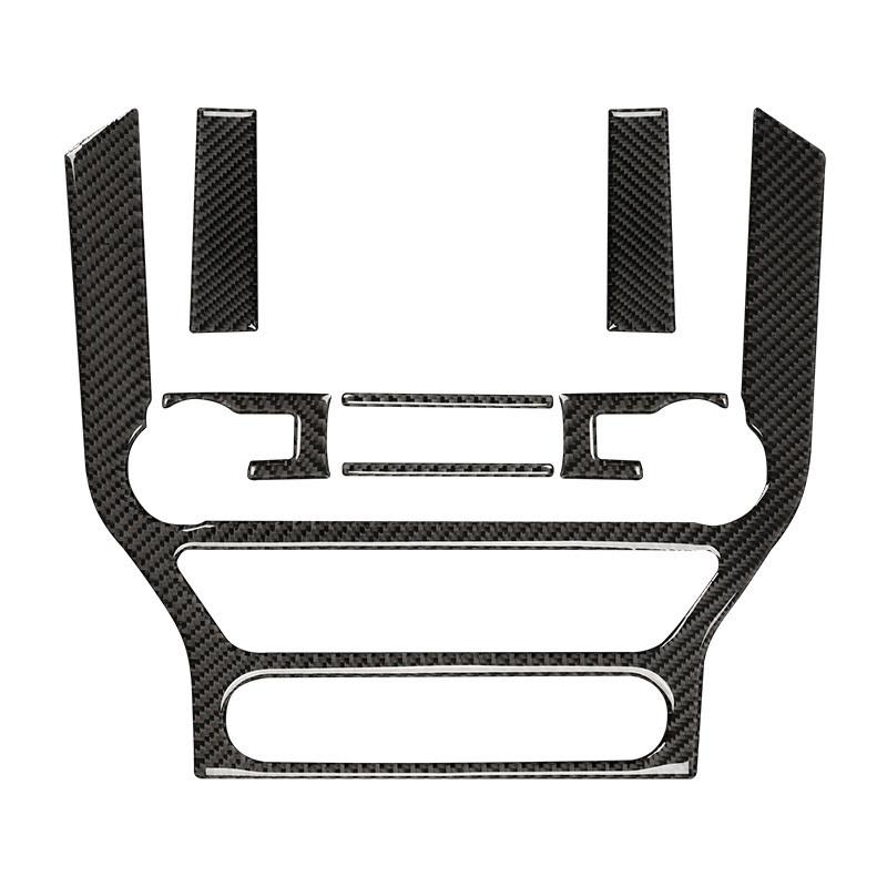 1 комплект центральной консоли GPS-навигации CD-панели крышки отделки для Ford Mustang GT 2015-2023