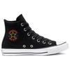 Converse Chuck Taylor All Star Comfortable and Versatile Non-Slip Resistant Lightweight High Top Espadrilles Women's Black & White