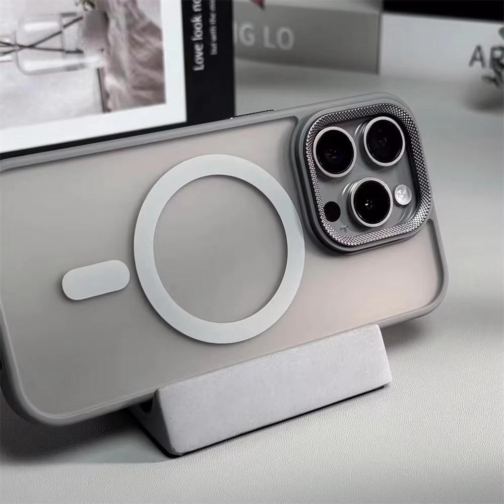 Роскошный защитный чехол Spiricle для камеры для iPhone 15 16 Pro Max 16 Чехлы Magsafe для iPhone 14 12 11 13 17 Pro Max Матовый чехол