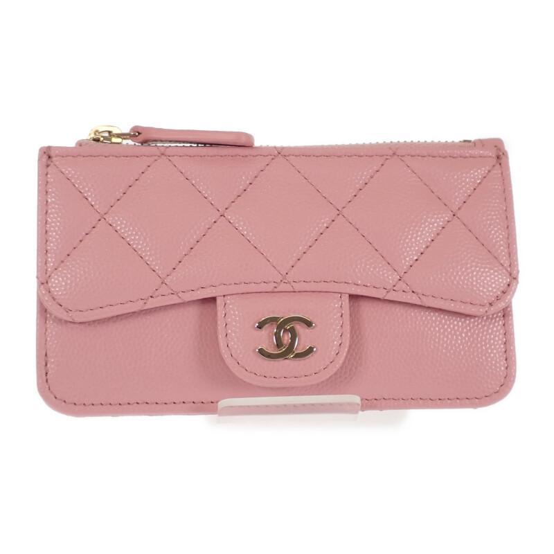 CHANEL  AP0374 Card Case pink Women