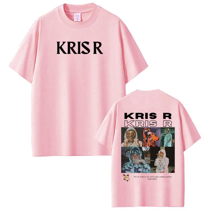 Rapper Kris R Album Tour 2026 Print Tees Unisex Women Fashion Clothing Tshirts Shortsleeved Casual pure Cotton Hiphop Tshirts