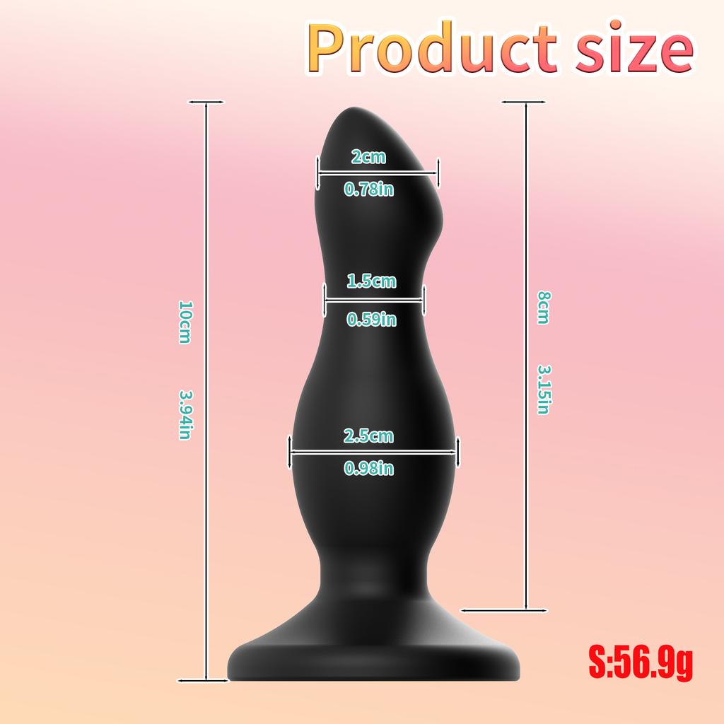 3 Size Dildo Anal Plug with Strong Suction Cup Butt Plug Ass Anus Trainer /Dilation /Expand Sex Toys For Women Men Masturbation