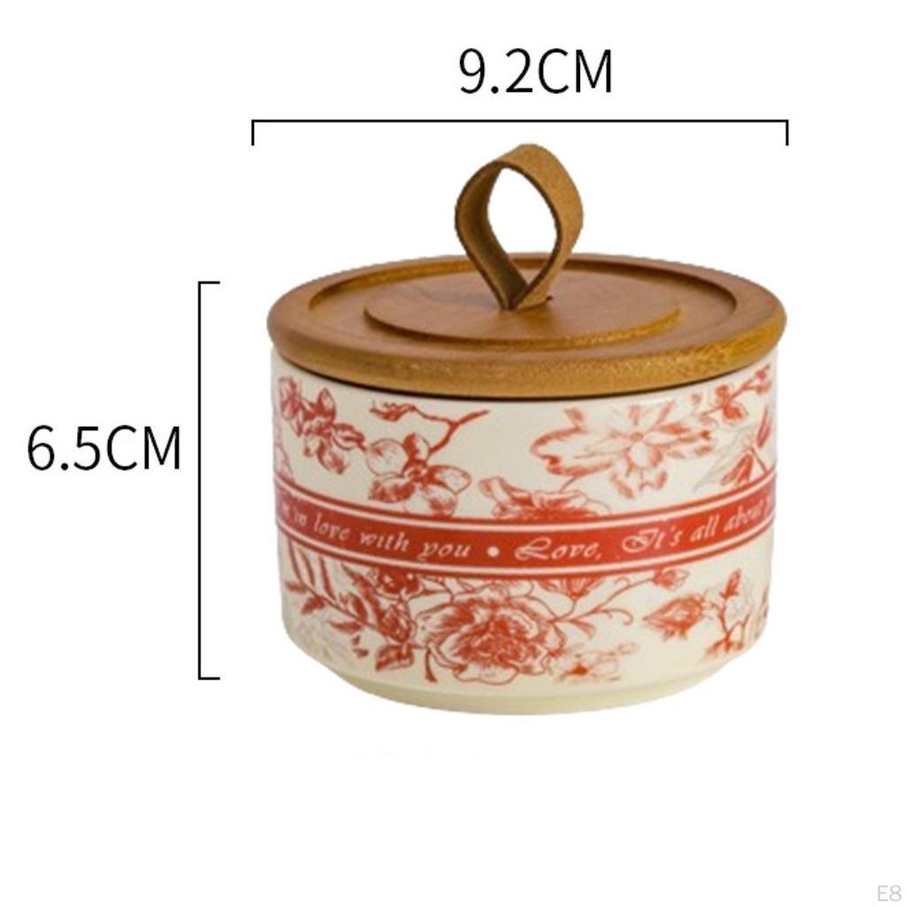 Керамическая банка декоративная канистра и ручка для хранения чая и еды для свободной столешницы
