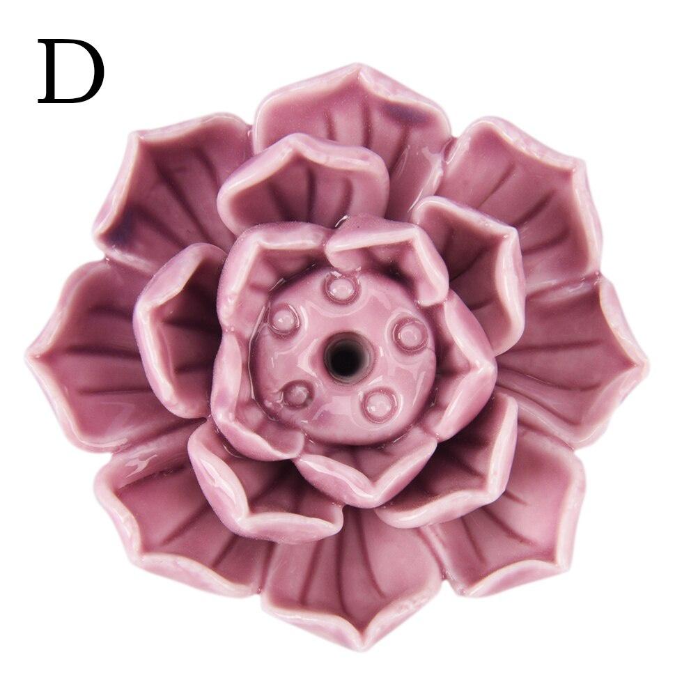 Керамическая курильница Лотос Благовонная тарелка Ароматическая палочка Ароматическая палочка Благовония Сандаловое дерево Агаровое дерево