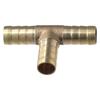 1/4" 5/16" 3/8" 1/2" 5/8" 3 Ways Brass Barb Hose Barbed Tee Connector  Fitting Air Gas Water Fuel