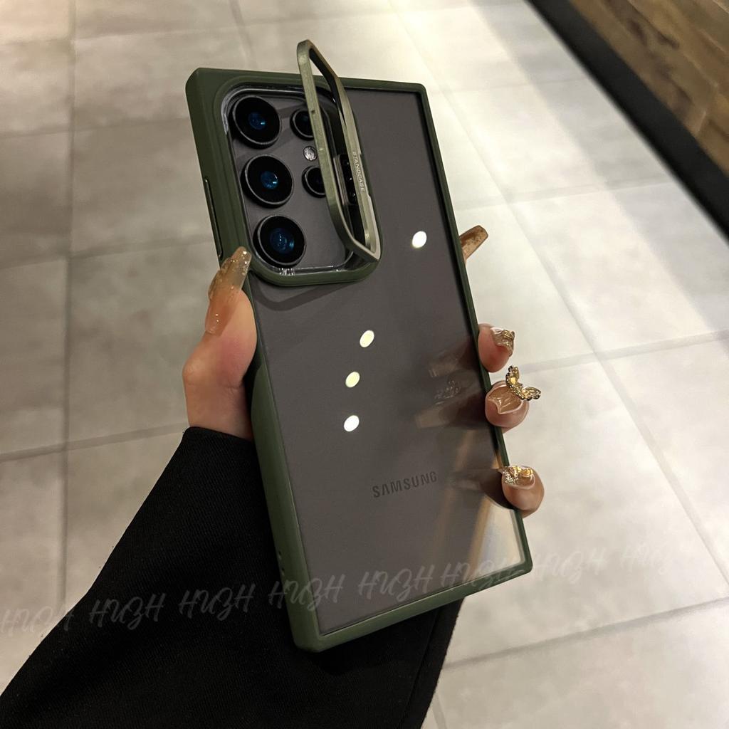 Подходит для чехла для мобильного телефона Samsung S25ultra S24ultra Магнитный акриловый S23U Металлический каркас Кронштейн