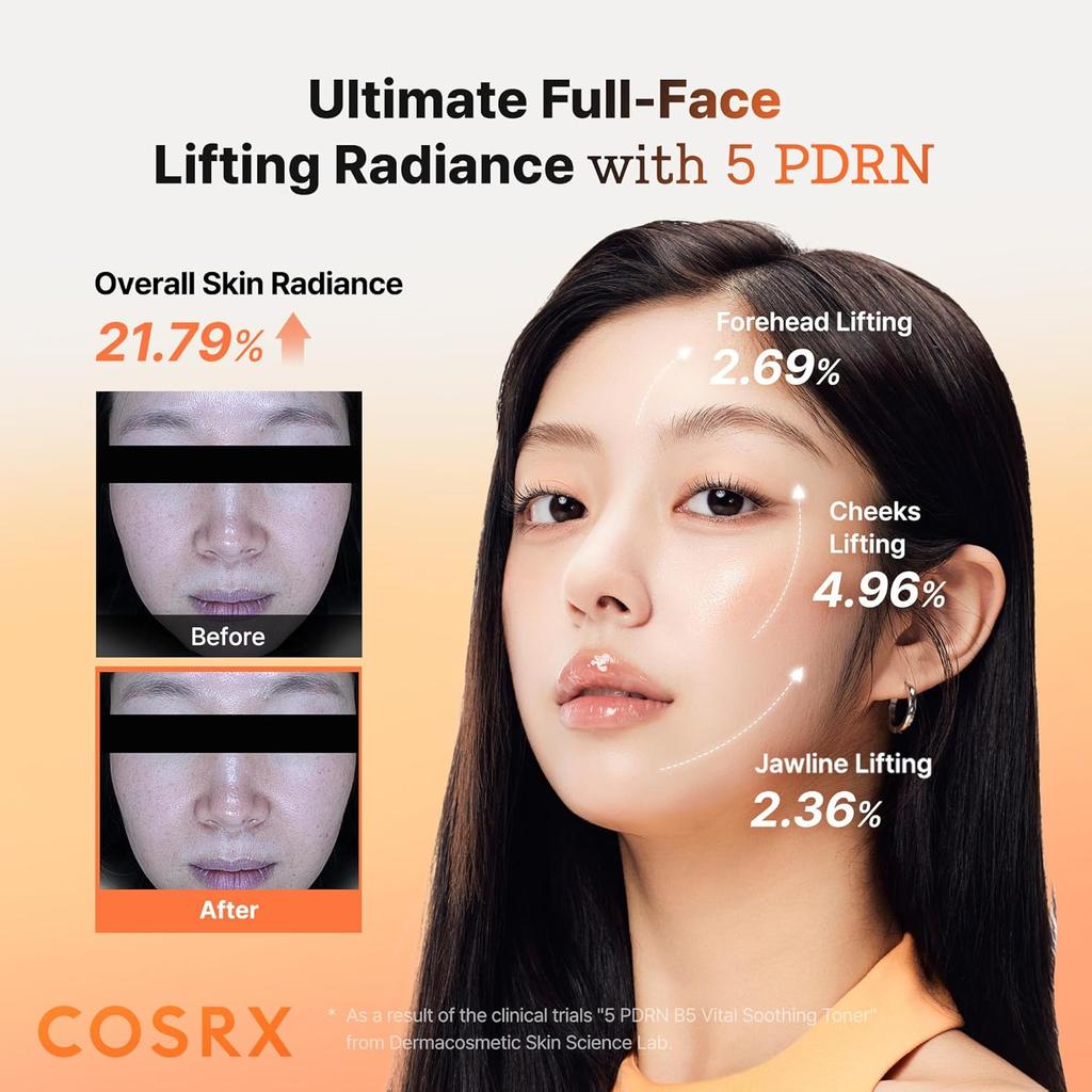 COSRX 5 PDRN B5 Успокаивающий тонер 280 мл