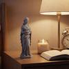 3D-печатная статуэтка богини из греческой мифологии, держащая книгу, скульптура для декора гостиной, домашнего стола, полки