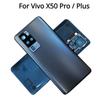 6,56 "для Vivo X50 Pro Plus задняя крышка батарейного отсека задняя дверь корпуса стекло для vivo X50 Pro plus замена крышки батарейного отсека