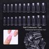 20/10Pcs Quick Building Mold Tips Nail Extension Gel False Nail Dual Forms Finger Extension Tool