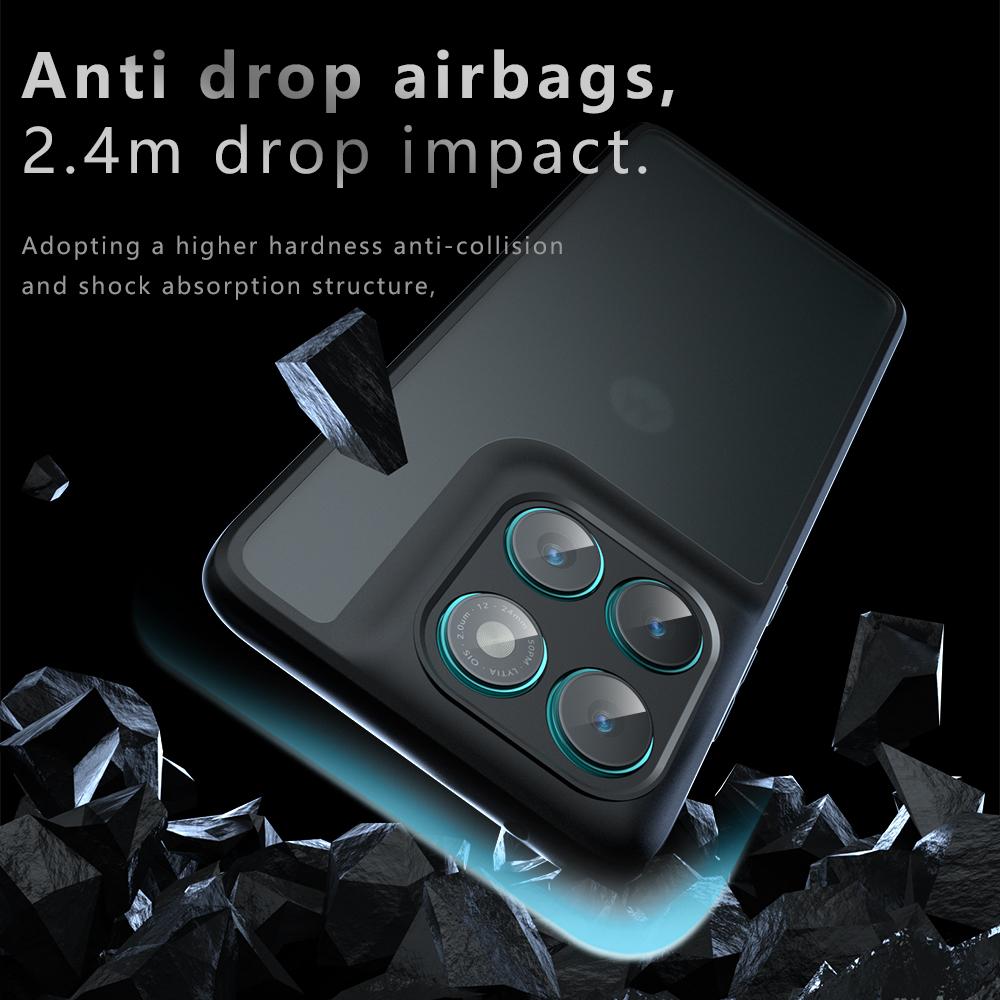 Чехол для Motorola Edge 60 Fusion Case Ультратонкий Матовый Полупрозрачный и Прозрачный Полная Защита Funda для Moto Edge 60 Fusion Capa