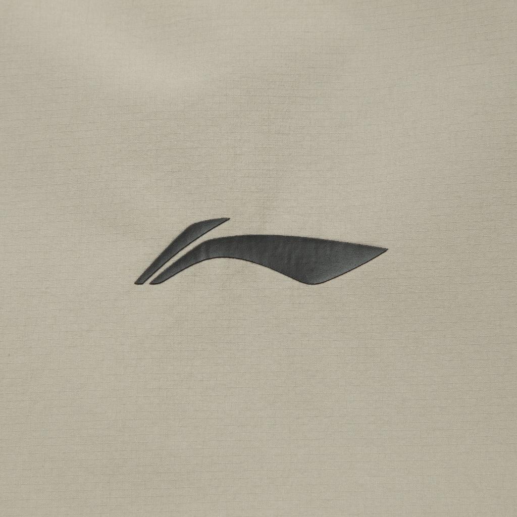 Li Ning Fitness Series Windproof Water-Repellent Three-Dimensional Hooded Logo Cotton Jacket Men Jacket AJMV157-5