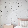 Наклейка на стену в виде пятиконечной звезды в скандинавском стиле, самодельные настенные художественные наклейки для детей, детской спальни, украшения дома, наклейки со звездами