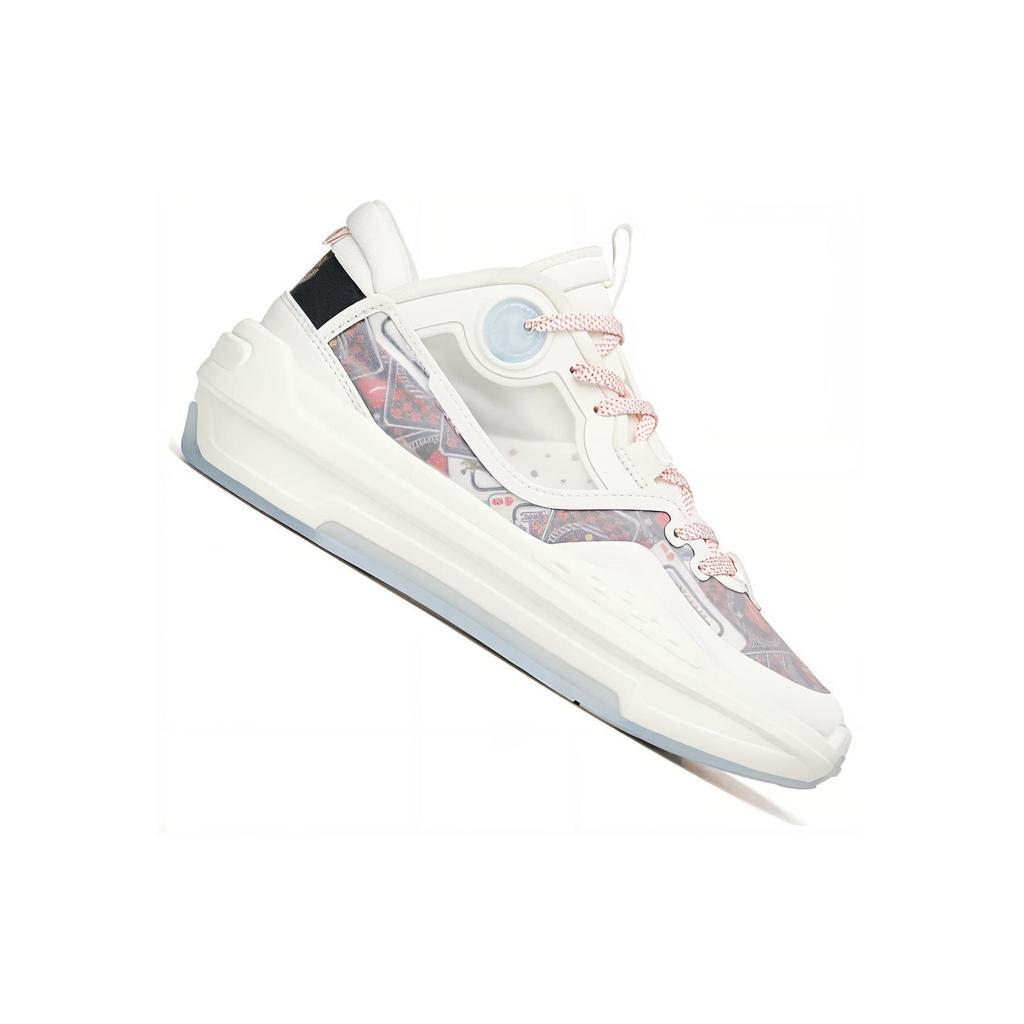 Anta C37 2.0 удобные нескользящие прочные легкие дышащие кроссовки средней высоты женские кроссовки белые красные 922228082-6