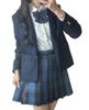 QOOLY JK Uniform Cosplay Student School Jacket Fashion JK Cos Costume Navy Blue Size S Women's