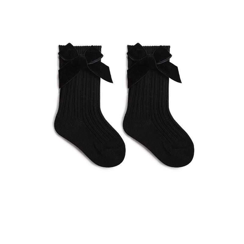 Chic Simplicity Prnicess Kids Girl Sock Sweet Bow Fashion Elegant Fashion Sock for Toddler Girl Autumn Spring Soft Cotton Sock