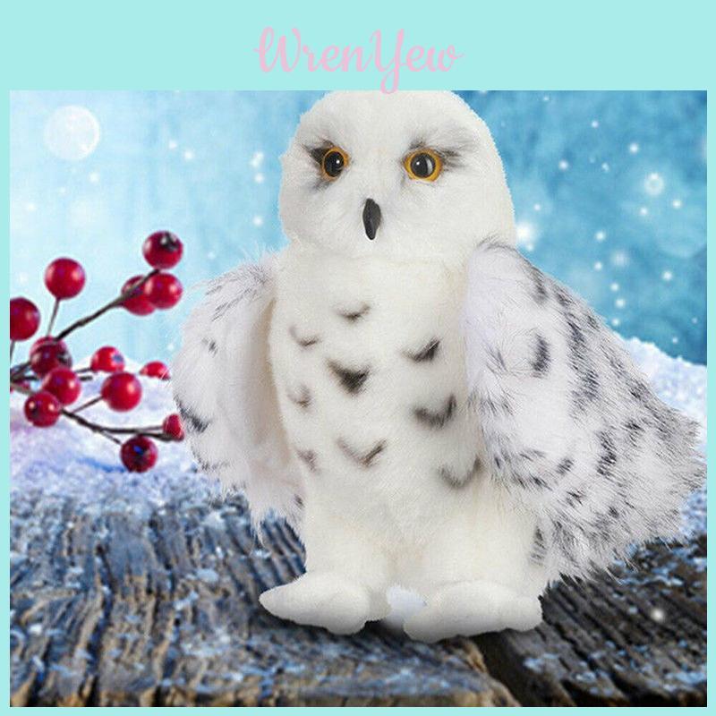 Whimsical Wizard Snowy Owl Plush Toy Huggable Stuffed Animal Ideal For Christmas