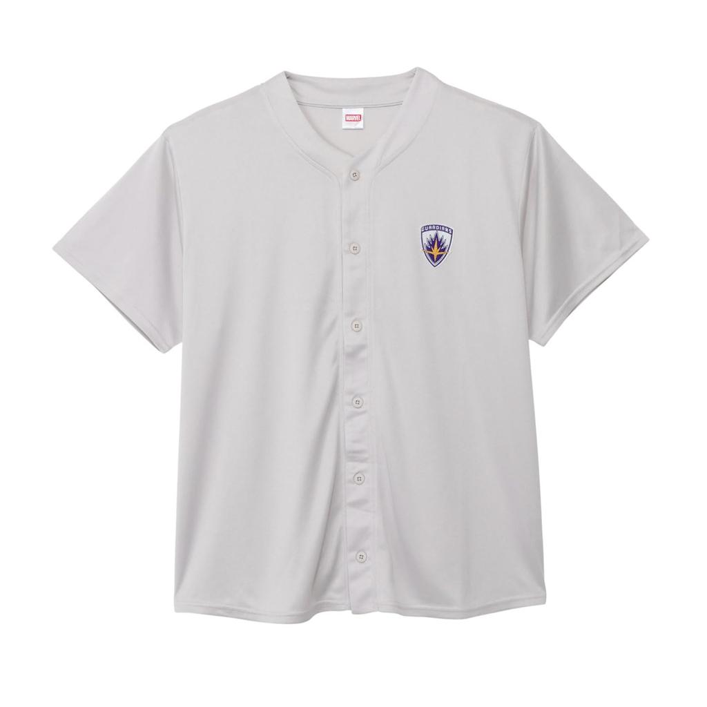 Small Planet Marvel Guardians of the Galaxy Baseball Shirt, Ice Gray, One Size Fits All
