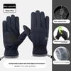 Перчатки-варежки с полными пальцами, совместимые с сенсорным экраном, ветрозащитные мотоциклетные перчатки для зимней езды