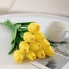 10Pcs Artificial Tulip Flower Realistic Colorful Fake Flower Branch Home Office Wedding Party Indoor Outdoor Faux Bloom Plants Decoration
