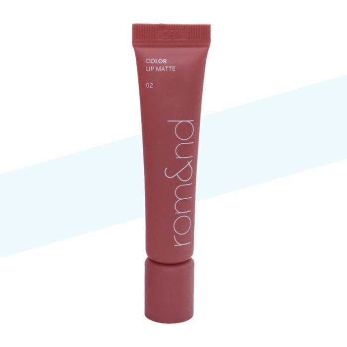 Rom&nd Color Lip Matte 02 Hush Grape 8g x 2 Smooth application, high color payoff, long-lasting (37541455)