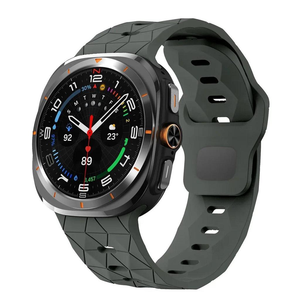 Спортивный силиконовый ремешок для Samsung Galaxy Watch 7 Ultra 47мм 7 6 5 4 40/44мм Браслет для Watch 6 4Classic 43/47мм 5Pro 45мм Ремешок