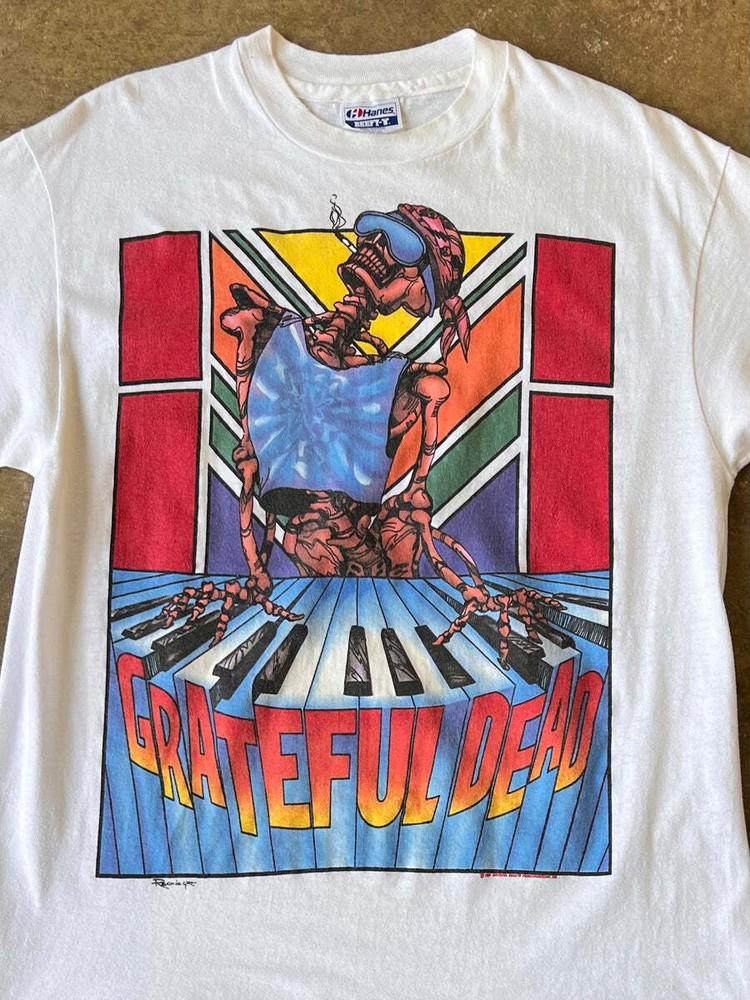 David Bowie Serious Moonlight Tour 83 Black Graphic 2 sided T Shirt
