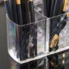 Clear Makeup Brush Storage Boxes Durable Eyelash Brushes Organizer Cosmetic Organizer  Desk