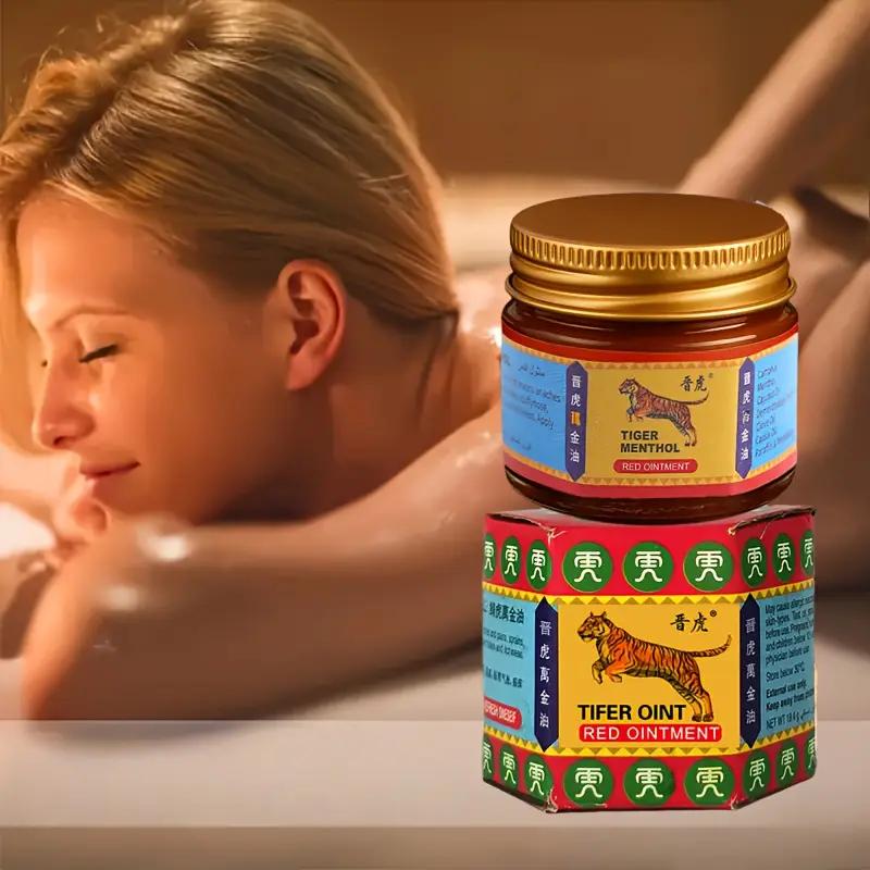 Тигровый бальзам для мышц Формула с витамином Е и пчелиным воском Глубокое увлажнение Нежирный Быстро впитывающийся Нежный уход за кожей Бальзам после тренировки