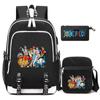 3Pcs/set Anime One Piece Bookbag Large Capacity Backpack Back To School Teenagers Student Schoolbag Boy Girl Rucksacks