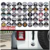 Off-road 4X4 Logo Aluminum Metal Car Badge Stickers Personality Pattern SUV Four-Wheel Drive Emblem Body Decals Accessories