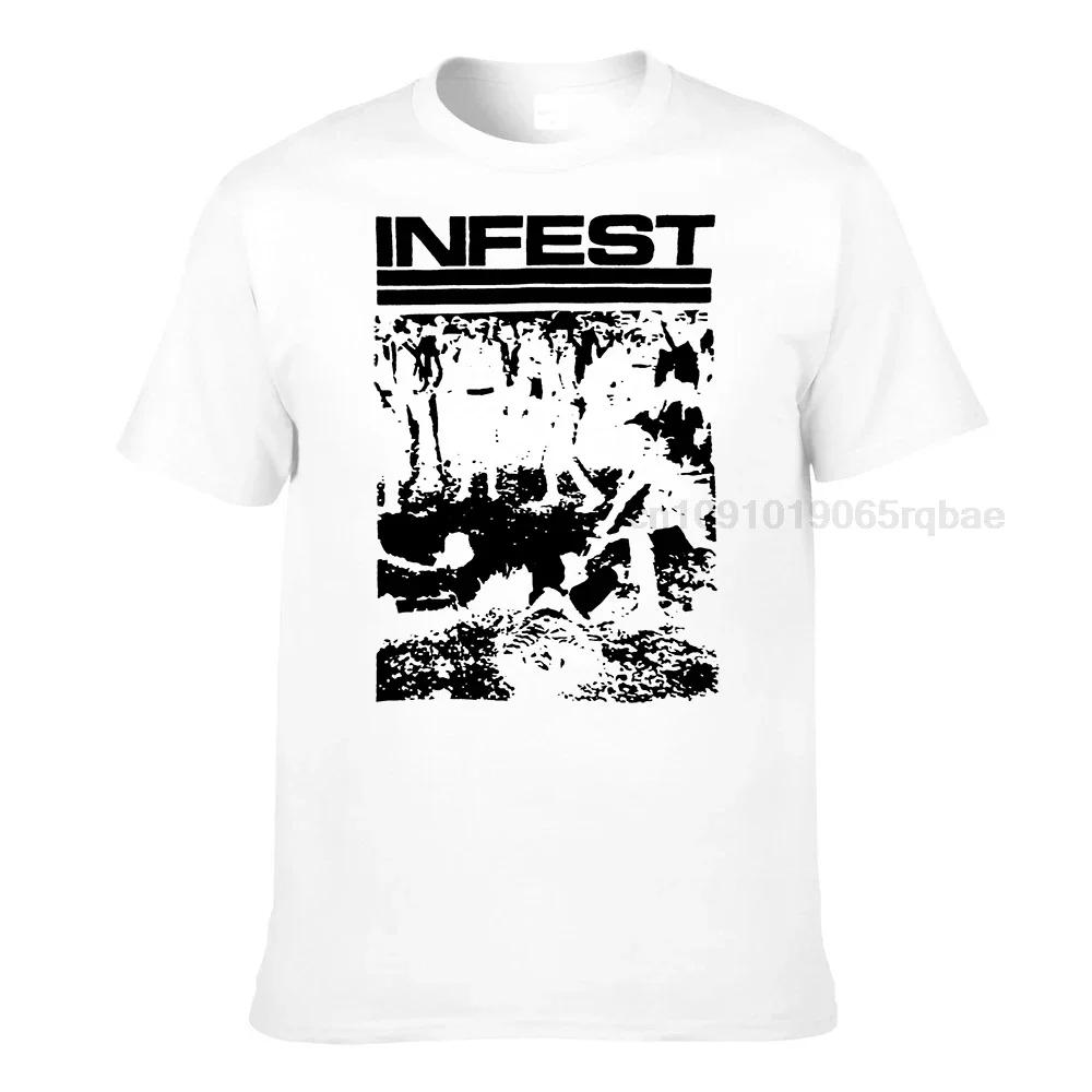 Infest Tshirt Cotton Casual Unisex T Shirt Unisexs Tee Shirts Tops