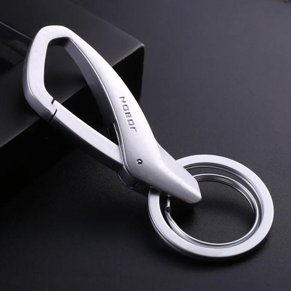 Double Ring Metal Key Chain Senior Key Chain Pendant High Quality Car Key Ring Gift