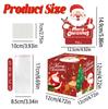 Christmas Red Theme Pattern Gift Surprise Box Holiday Decoration Prop Atmosphere