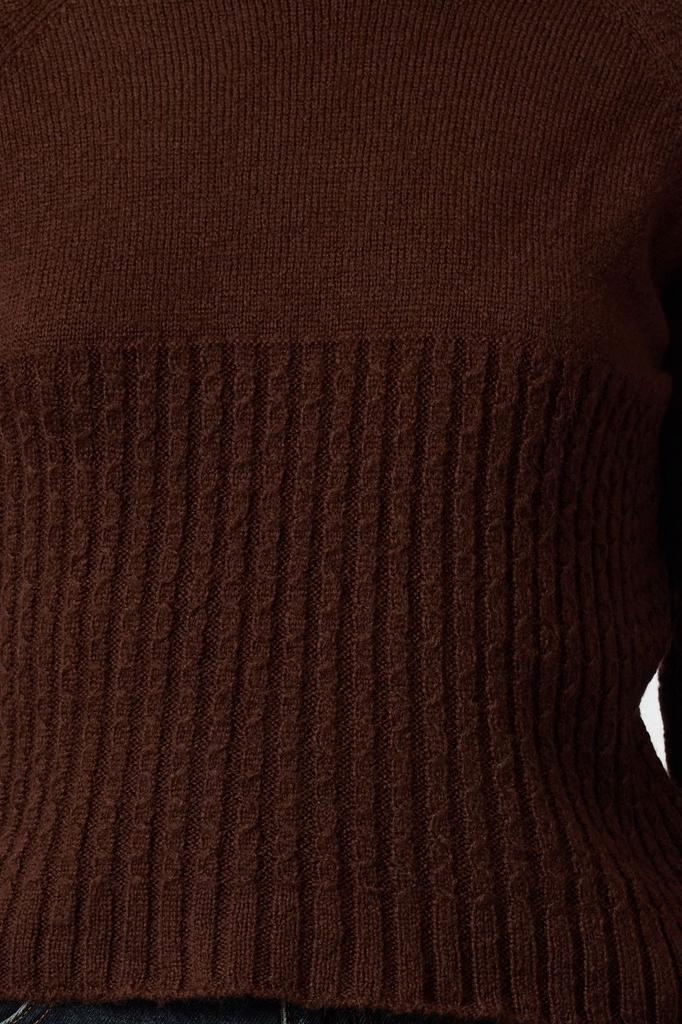 Женский свитер в элегантном стиле, мягкий текстурированный трикотажный свитер с рисунком камня