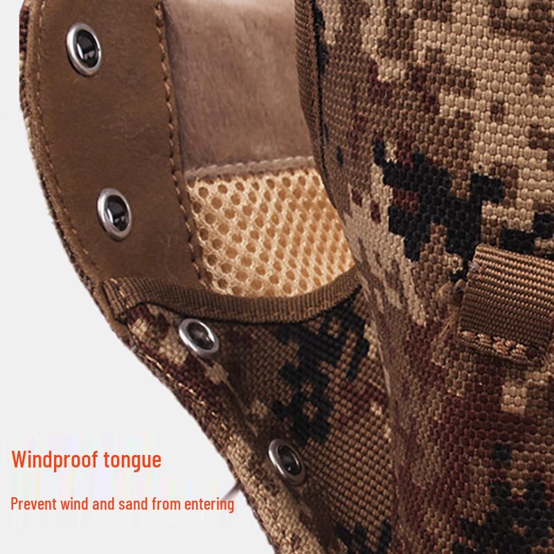 Outdoor Camouflage High-Top Winter Boots